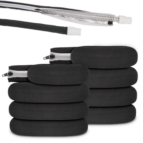 2 Pack CPAP Hose Cover Tube Covers Compatible with All RSM and PR Standard or Heated Tubing-Full Length Zipper&Light Weight&Insulate-6 Foot(Pack of 2). Great Value Supplies by Medihealer.