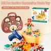 Construction Games with Toy Drill,Magic Montessori Play Toolbox Bear Toys for 3 4 5 6 Year Old,Creative Engineering Building Kits,Kid Tool Set for Toddler Preschool, Educational Toys for Boy and Girl