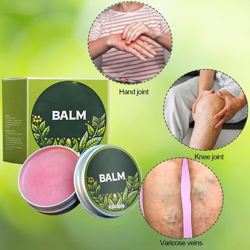 Balm for Swollen Legs, 1PC Soothing Joint Cream Natural Ingredients Miracle Leg Hands Back Feet Balm