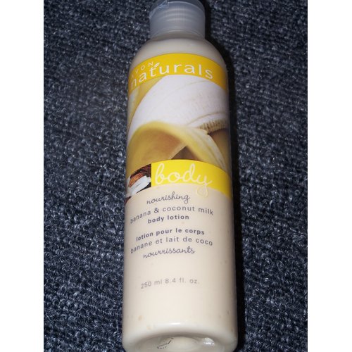 Avon Naturals Banana and Coconut Milk Body Lotion 8.4oz.