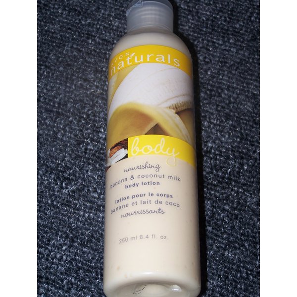 Avon Naturals Banana and Coconut Milk Body Lotion 8.4oz.