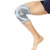 NeoTech Care Knee Support Brace with Rayon Fabric Made from Bamboo, Gray (Size L, 1 Unit)