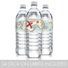 Pirate Treasure Map Birthday Water Bottle Labels - 24 Stickers