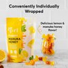 PRI Manuka Honey & Lemon Nuggets, Sweet and All Natural Hard Candy Treat, 3.5oz