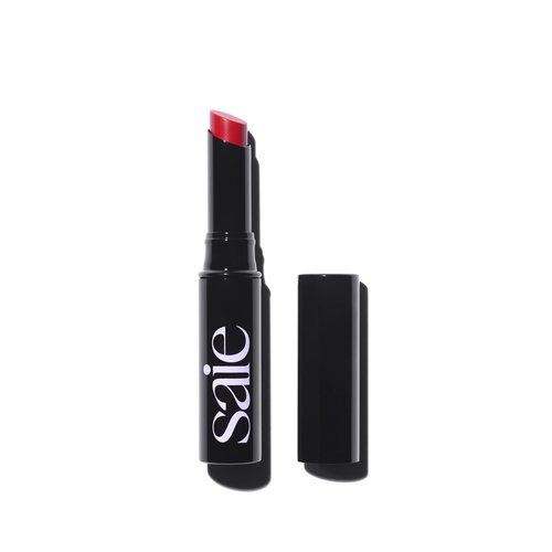 Saie Lip Blur Soft Matte Lipstick - Long Lasting Lipstick with Hydrating, Buildable Coverage - Enriched with Hyaluronic Acid + Softening Jojoba to Nourish Lips - Classic (0.07 oz)