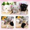 Zomiboo 9 Pcs Cat Stuffed Animals Bulk Mini Plush Cat Pig Stuffed Kitten Soft Doll Piggy Plush Toys Hanging Ornament for DIY Keychain Pet Animals Party Favors(Bell Style, 2.76 Inch, Bell Style)
