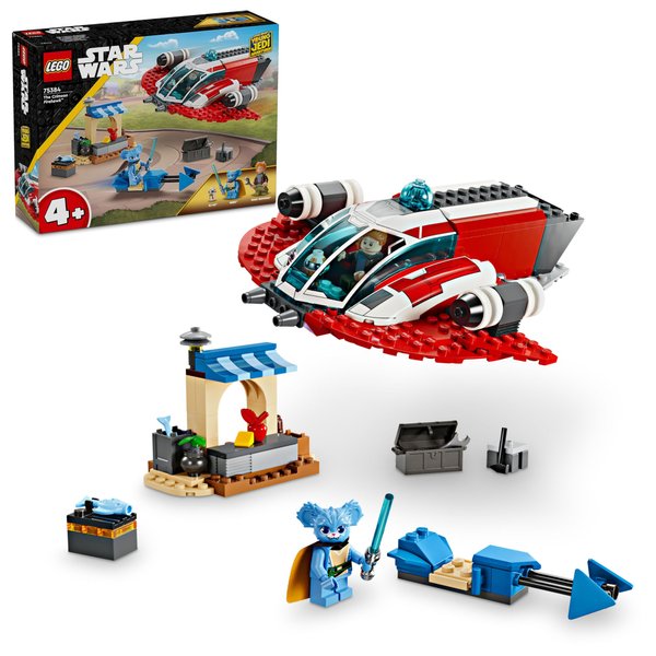 LEGO 75384 Star Wars The Crimson Firehawk Construction Toy with Speeder Bike and Minifigures, Gift for Boys and Girls from 4 Years Old