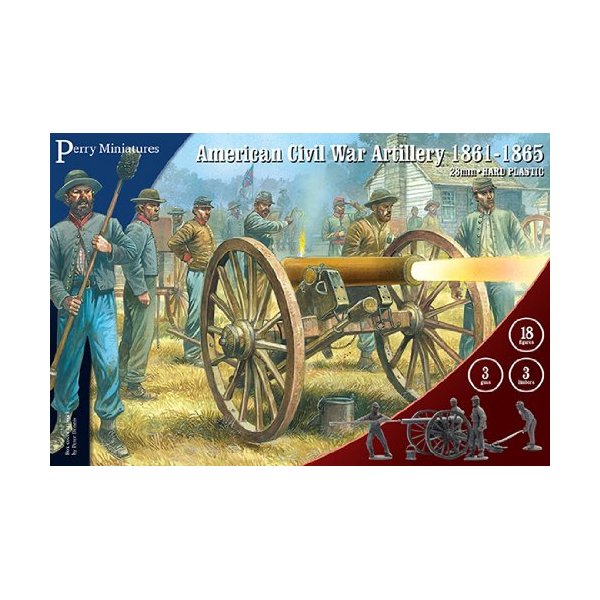 Perry Miniatures: American Civil War Artillery - 24 Figures 28mm
