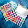 DE'LANCI Neon Eyeshadow Palette Glow in the Dark, Aurora Glow Eyeshadow Pallets Stage, Halloween Christmas Makeup Kit UV Glow Blacklight Matte and Glitter Fluorescent Eye Shadows Highly Pigment