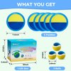 Weehoey Kids Toys - Outdoor Games for Kids, Toss and Catch Ball Set with 6 Paddles 3 Balls, Toys for 3 4 5 6 7 8+ Year Old Boys Girls Christmas Birthday Gifts (Light Blue)