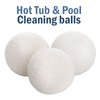 AQUAVERITY Hot Tub Scum Absorber Balls - Effective 3 Inch Floating Scum Balls for Spas, Hot Tub, Pools to Remove Oil and Foam - Easy-to-Use, Reusable, Eco-Friendly Spa and Hot Tub Accessories