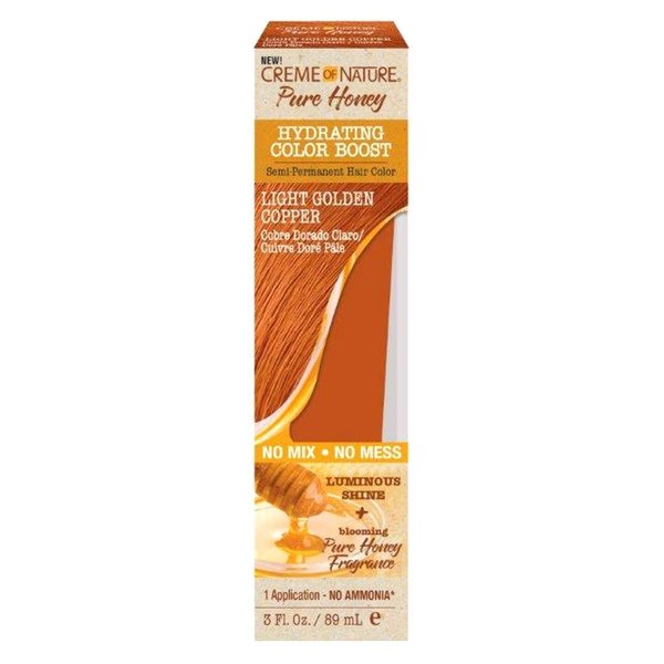 Creme Of Nature Pure Honey Color Boost Light Golden Copper 3 Ounce (89ml)