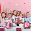 Liliful 140 Pcs Cowgirl Party Favors Include Cowgirl Drawstring Backpacks Bracelets Books Badges Keychains Pink Pencils Pink Horse Stickers Pink Tattoo Stickers for Disco Western Birthday