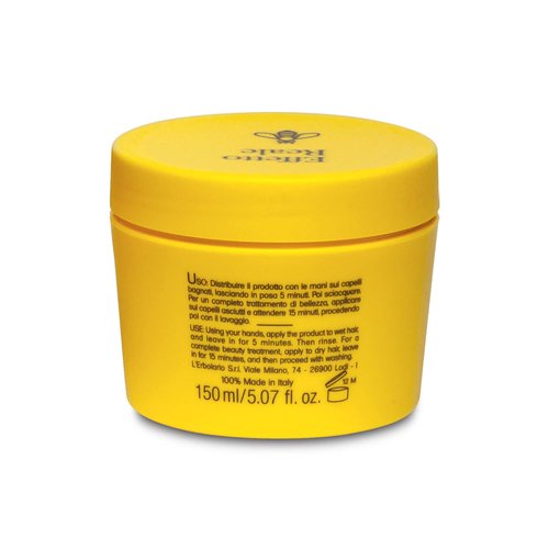 L'Erbolario Effetto Reale Super Nourishing Hair Mask - Restores Body to Damaged Hair - Leaves Hair Strong and Radiant - Promotes Healthy Growth - Silicone Free - Suitable for Dry Hair - 5.07 oz