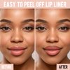 iMethod Lip Stain - Lip Liner Stain, Natural Long Lasting Lip Stain Peel Off, Waterproof Stay On All Day, Transfer-Proof, Highly Pigmented, Instant Peel Off Lip Stain Color, Cocoa