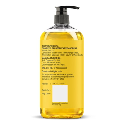 MAJESTIC PURE Vitamin E Oil - 100% Pure & Natural | Premium Grade, Cold-Pressed and Tocopherol to Repair Dry, Damaged Skin | Moisturizing Skin, Hair and Scalp 2 Fl Oz