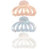 Jayongnee clip Shell Hair Claw Clips Strong Hold Big Hair Jaw Clips for Thick Hair - Bohemian claw clip with Thin Hair Design, Hair Claw Clips for Fashionable Looks - Firm and Attractive