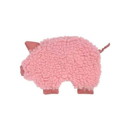 Vo-Toys Flat N Fuzzy Fleece Pig Dog Toy, 12-Inch