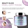 AZURE Beauty Elixir Holographic Peel Off Moisturizing Face Mask - Reduces Wrinkles, Fine Lines & Acne Scars | Removes Blackheads & Dirt and Oil | Repairs Uneven Skin Tone - 150mL / 5.07 fl.oz.