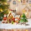 TIMCHESS 2024 Christmas Gingerbread House Micro Building Block Set, 926 PCS Christmas Holiday Snow Village Building Blocks with Santa Xmas Tree Building Toys Gift for Adults Teens Kids 6+
