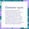 ASUTRA Silk Eye Pillow for Sleep, Black | Filled w/Lavender & Flax Seeds | Weighted | Meditation & Light Blocking Blindfold