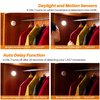 STAR-SPANGLED 6 Pack 2.8” Motion Sensor Lights Indoor AAA Battery Operated, Stick on LED Puck Light for Stairs, Under Cabinet, Closet, Cool White