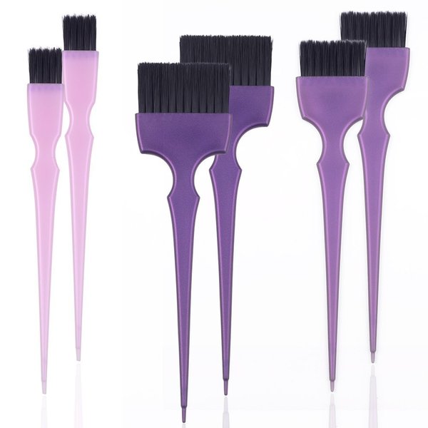 Hair Dye Coloring Brushes Kit Color Applicator Tint Brush-6 Pieces