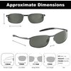 Flying Fisherman San Jose Polarized Sunglasses with AcuTint UV Blocker for Fishing and Outdoor Sports, Gunmetal Frames/Smoke Lenses