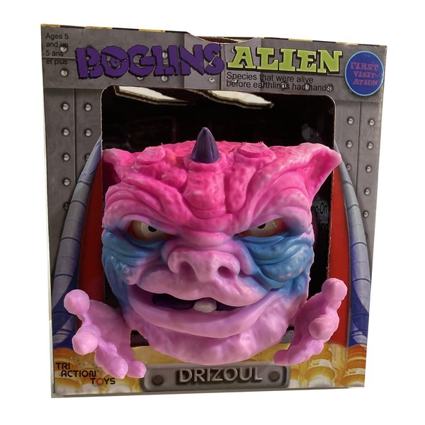 BOGLINS Alien Drizoul 8” Collectible Figure with Super Stretchy Skin & Movable Eyes and Mouth, Popular Retro Toy from The 80's for Kids and Collectors