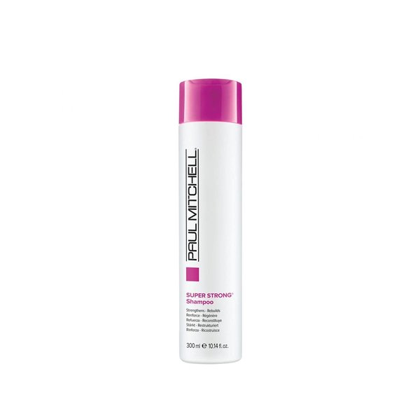 Paul Mitchell Super Strong Shampoo, Strengthens + Rebuilds, For Damaged Hair, 10.14 fl. oz.
