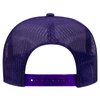 Otto Cap 5 Panel High Crown Mesh Back Trucker Hat Polyester Foam Front Purple