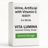 VITA LUMINA 50mL x 2 Pouches - Synthetic Urine for Urinalysis - Fake Pee Sub Solution with Vitamin C - Clean Artificial Urine Substitute for Education and Testing