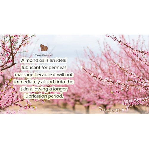 Mommy Care Perineal Massage Oil Labor Preparation, Flexible Perineal Massage Oil, Sweet Almond Oil For Pregnancy and Postpartum Recovery 100ml/3.38 fl.oz Certified Organic All Natural