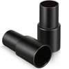 Vacuum Cleaner Adapter 35mm (1-3/8 Inch) to 31 mm (1-1/4 Inch) for Inner Diameter 32 mm Brush Fit to Outer Diameter 35 mm Tube Plastic Vacuum Hose Adapter(2 Pieces)