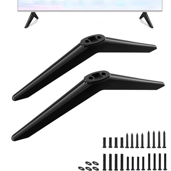 TV Stand for Westinghouse Smart Roku TV Legs, TV Stand Legs for 24 32 40 42 43 50 55 58 65 Inch Westinghouse TV - WR24HX2210 WR32HX2019 WR40FX2019 WR43UX4210 WR50UT4210 WR55UX4210 WR58UX4019 wr Screws