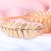 UEETEK Roman Goddess Headband Leaf Bridal Hairband Crown Gold