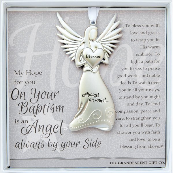 Always an Angel On Your Baptism Keepsake Gift/Ornament for Infant or Child on Baptism or Christening/Baptism Gift for Girl or Boy