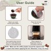 Clinuse Aluminum Foils Lids Seals to Reuse Nespresso Capsules Coffee Pods, Compatible with Nespresso Vertuoline Vertuo, 100Pcs Reuse Coffee Pods Cover Seals (61mm, Grey)