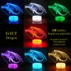 HYODREAM Dragon Lamp Dragon Night Light Kids Night Light,16 Colors with Remote Control Dragon Toy for Kids as a Birthday Gifts Christmas Gift for Boys and Girls (Drogon)