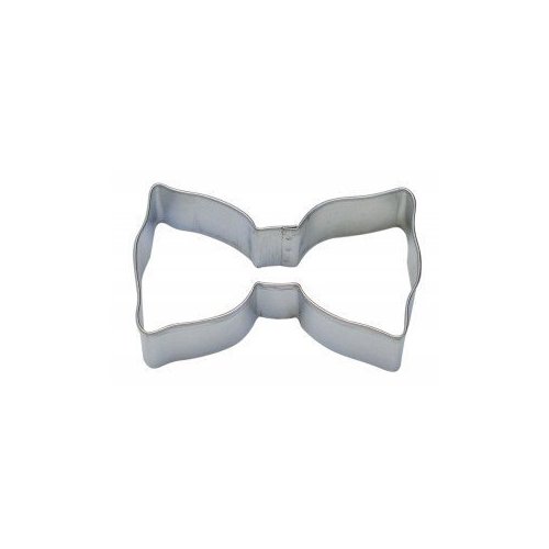 CybrTrayd Bow Tie Cookie Cutter, 3.5", Silver