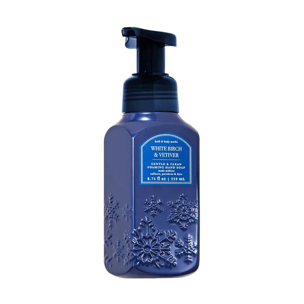 Bath and Body Works White Birch & Veiver Gentle Foaming Hand Soap 8.75 Ounce (White Birch & Veiver)