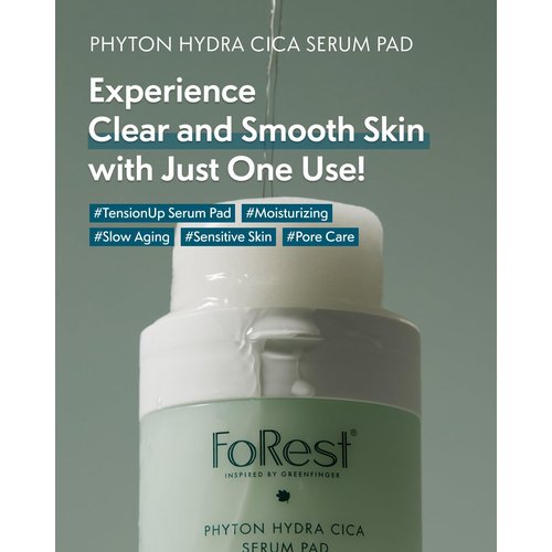 FOREST Phyton Hydra Cica Serum Pad 70ea, Moisturizing faical pad, anti wrinkle, soft facial pad, clean beauty, korean skin care