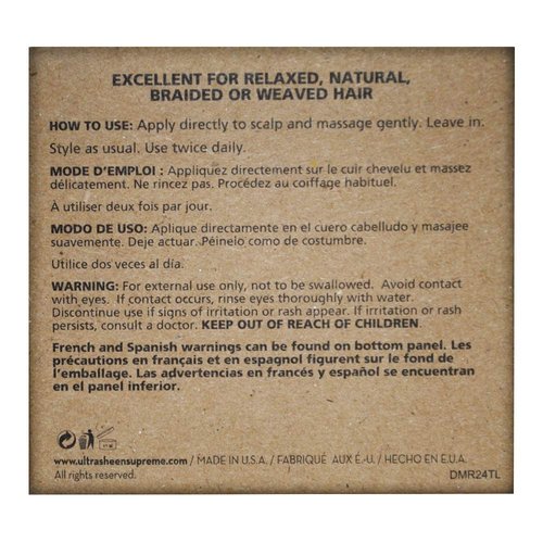 Dr. Miracle's Hot Gro Hair and Scalp Treatment - For Healthy Hair Growth & Shine, Contains Aloe, Shea Butter, & Jojoba Oil, Strengthens, Moisturizes & Conditions, 4 oz