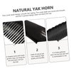 Beatifufu Natural Ox Horn Comb Ox Horn Beard Comb