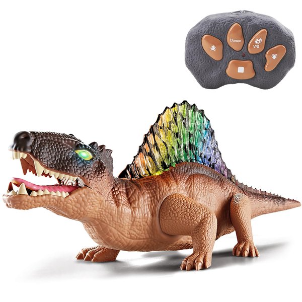 STEAM Life Remote Control Dinosaur Toys for Kids Light Up & Realistic Roaring Sound, Electronic Dimetrodon Dinosaur Toys, Dinosaur Robot Toy for Kids, Boy Toys for Ages 3-7 Years Old