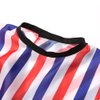 Borogo Professional Hair Cutting Cape with Neck Duster Brush, Salon Barber Cape, Hairdressing Accessories (Multicolor Stripe)