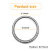 Flygun 24 PCS Transmission Fluid Gasket Seal Steel Rings, 16mm Oil Drain Plug Gaskets Crush Washers The Part #11126AA000, for Subaru Baja Forester Impreza Legacy Outback STI WRX (Silver)