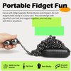 Magnet Stone Ferrite Putty with 2 Big Magnet, Smooth Magnetic Ferrite Magnet Rock Ball Fidget Toy Science Kit, Office Desk Toy Decoration Gift for Adults