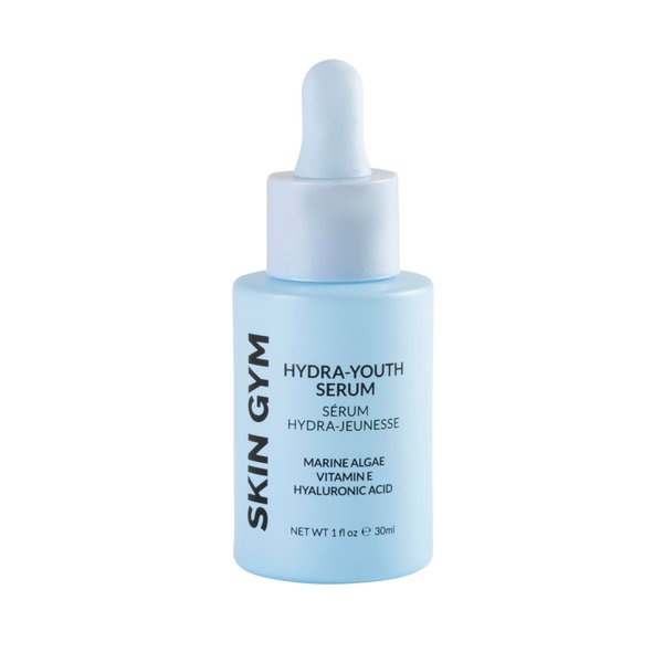 Skin Gym Hydra-Youth Vitamin C Face Serum, Mega-Moisturizing Skincare Formula with Vitamin C, Marine Algae and Hyaluronic Acid for Hydration, Anti-Aging, and Brightening