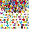 Fovths 420 Pieces Back to School Foam Stickers First Day of School DIY Foam Craft Kit Self-Adhesive Foam Stickers for Educational Activities Game Back to School Party Favors Decors